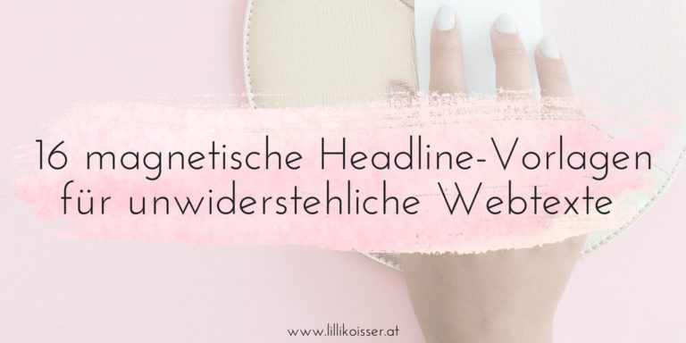Headline-Vorlagen für Webtexte