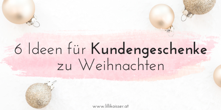 Kundengeschenke Weihnachten