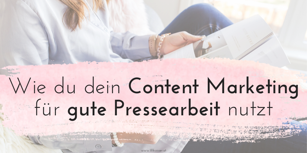 gute Pressearbeit mit Content Marketing