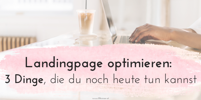 Keiner meldet sich für deinen Newsletter an? Keiner lädt sich dein Freebie herunter? Dann schnapp dir diese 3 Tipps, um deine Landingpage zu optimieren.