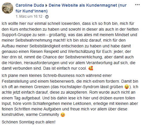 Kundenmagnet-Kurs Erfahrungsbericht
