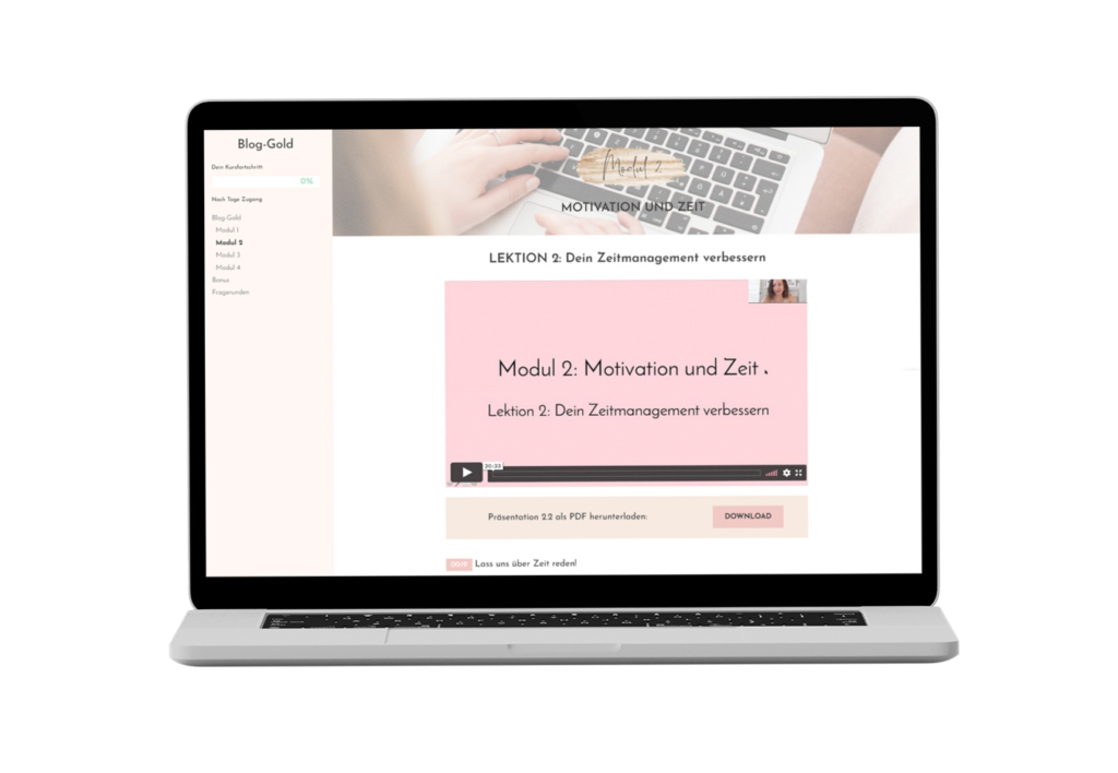 Blog-Gold Kurs von Lilli Koisser