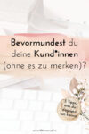 Pyjama-Business Podcast Folge 56: Eigenverantwortung 3 Wege, deine Kundinnen nicht zu bevormunden