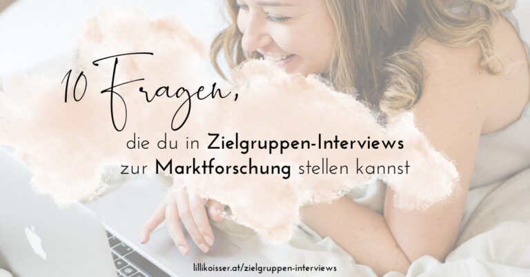 Marktforschung Fragen Zielgruppen-Interviews