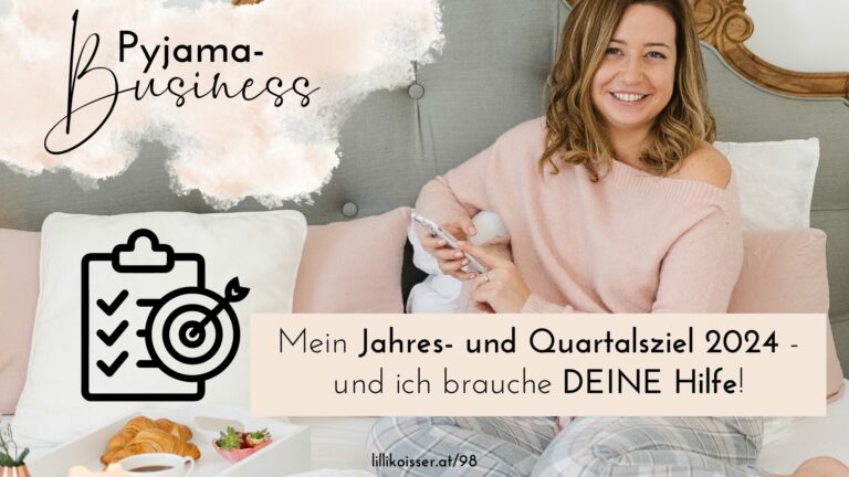 Jahresziel Quartalsziel 2024 Community-Umfrage Selbstständige