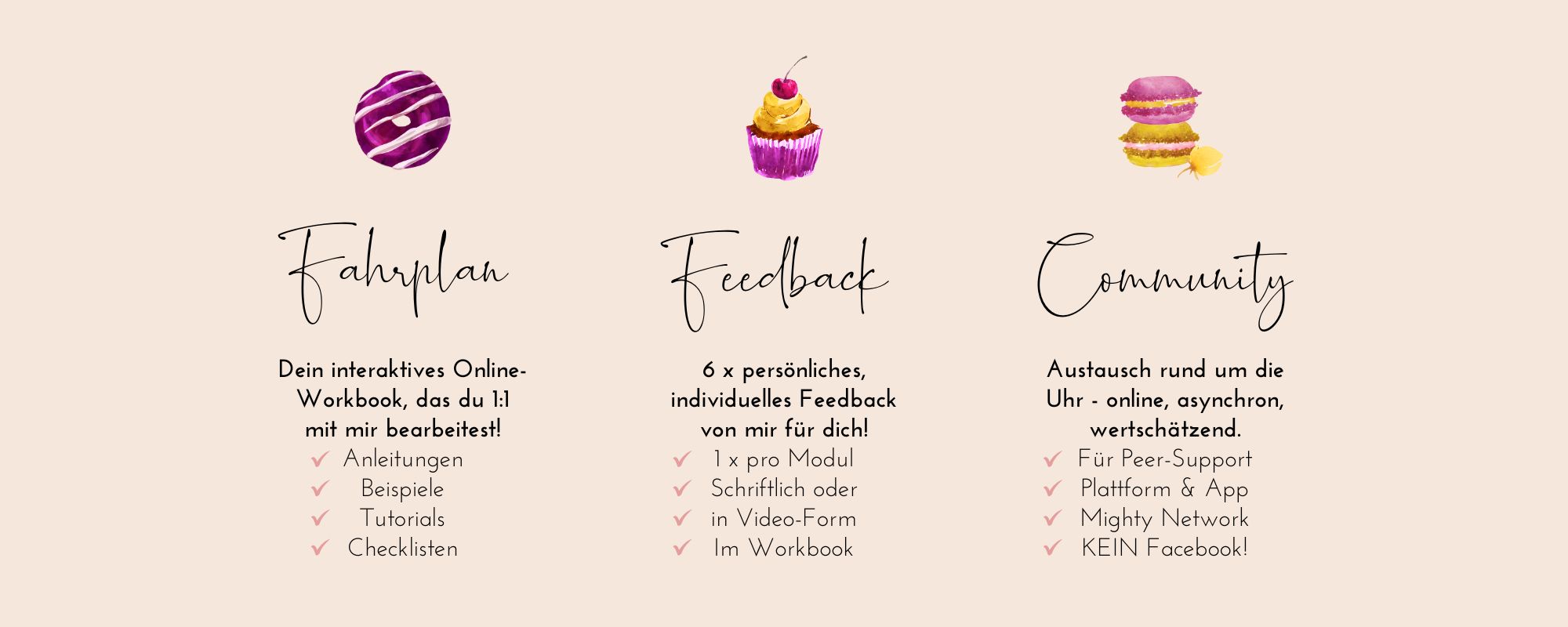 Sweet Spot Angebotsentwicklung für Selbstständige mit Business-Coach Lilli Koisser Inhalte