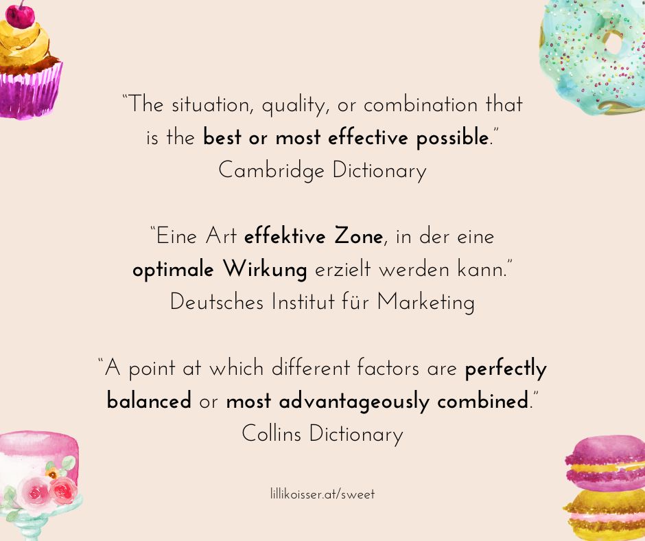 Sweet Spot Angebotsentwicklung für Selbstständige mit Lilli Koisser Definition