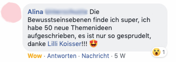 "50 neue Themenideen nur so gesprudelt!"