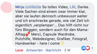 "Bewusstsein über Zeit-Ressourcen hilft auch im Mama-Alltag"