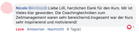 "Sehr bereichernde Coachingtechniken zum Zeitmanagement"