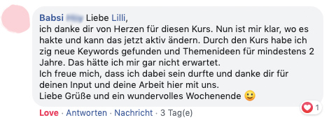 "Kann jetzt aktiv ändern, woran es hakt"