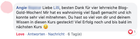 "Es hat wahnsinnig viel Spaß gemacht und ich konnte sehr viel mitnehmen."