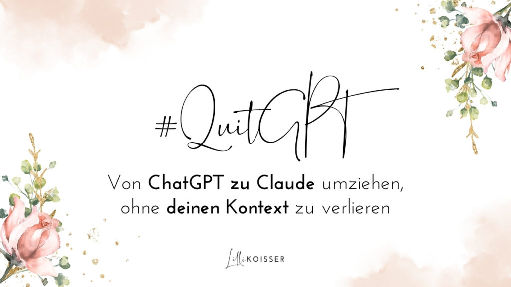 QuitGPT: Richtig von ChatGPT zu Claude umziehen