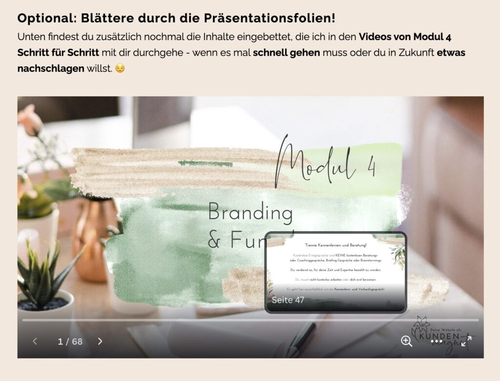 Teachery-Erfahrungen Canva-Einbettung