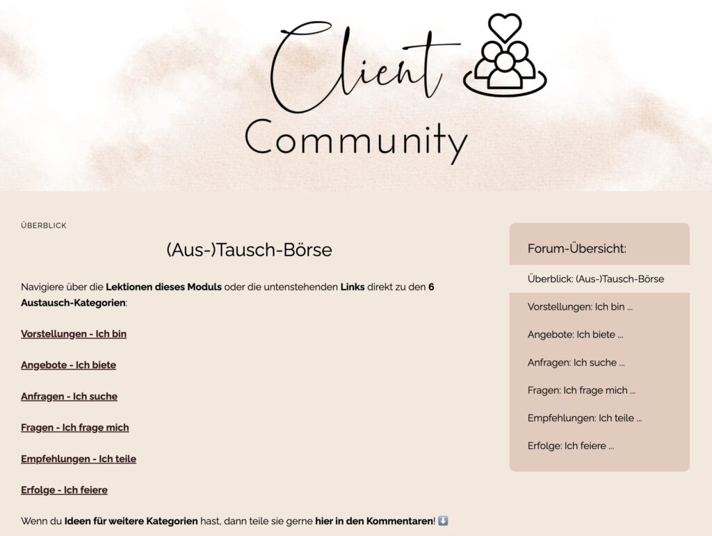 Teachery-Erfahrungen Client Community