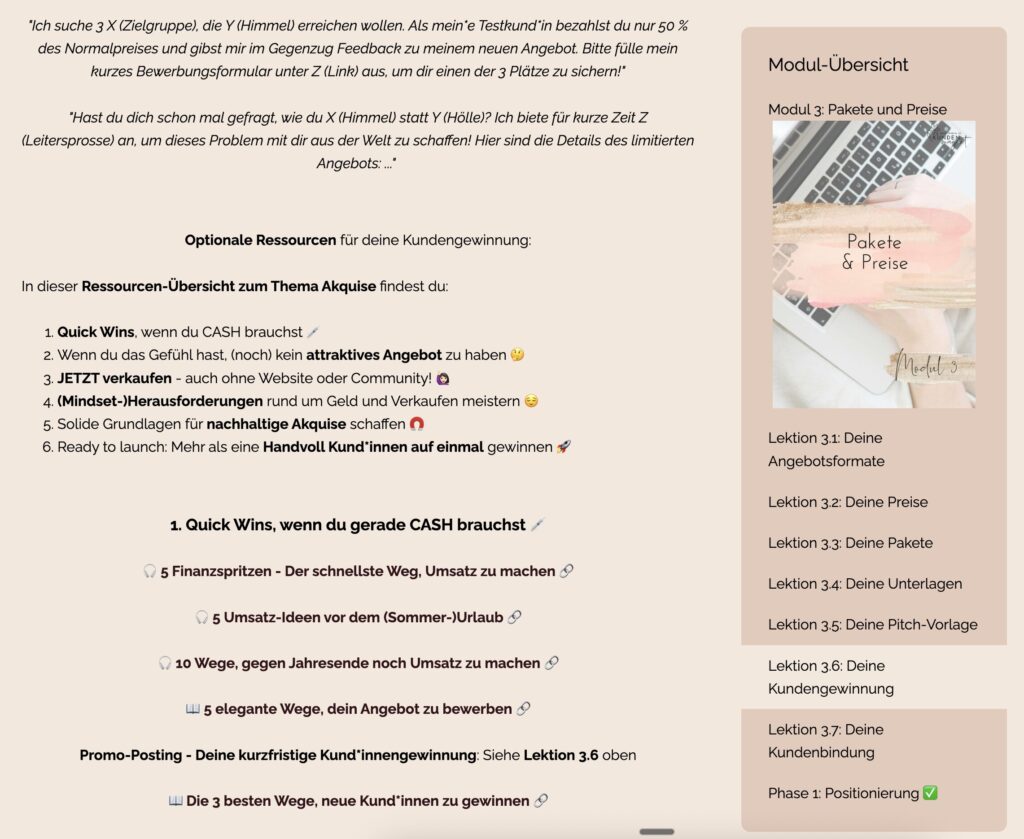 Teachery-Erfahrungen Ressourcen in Lektion